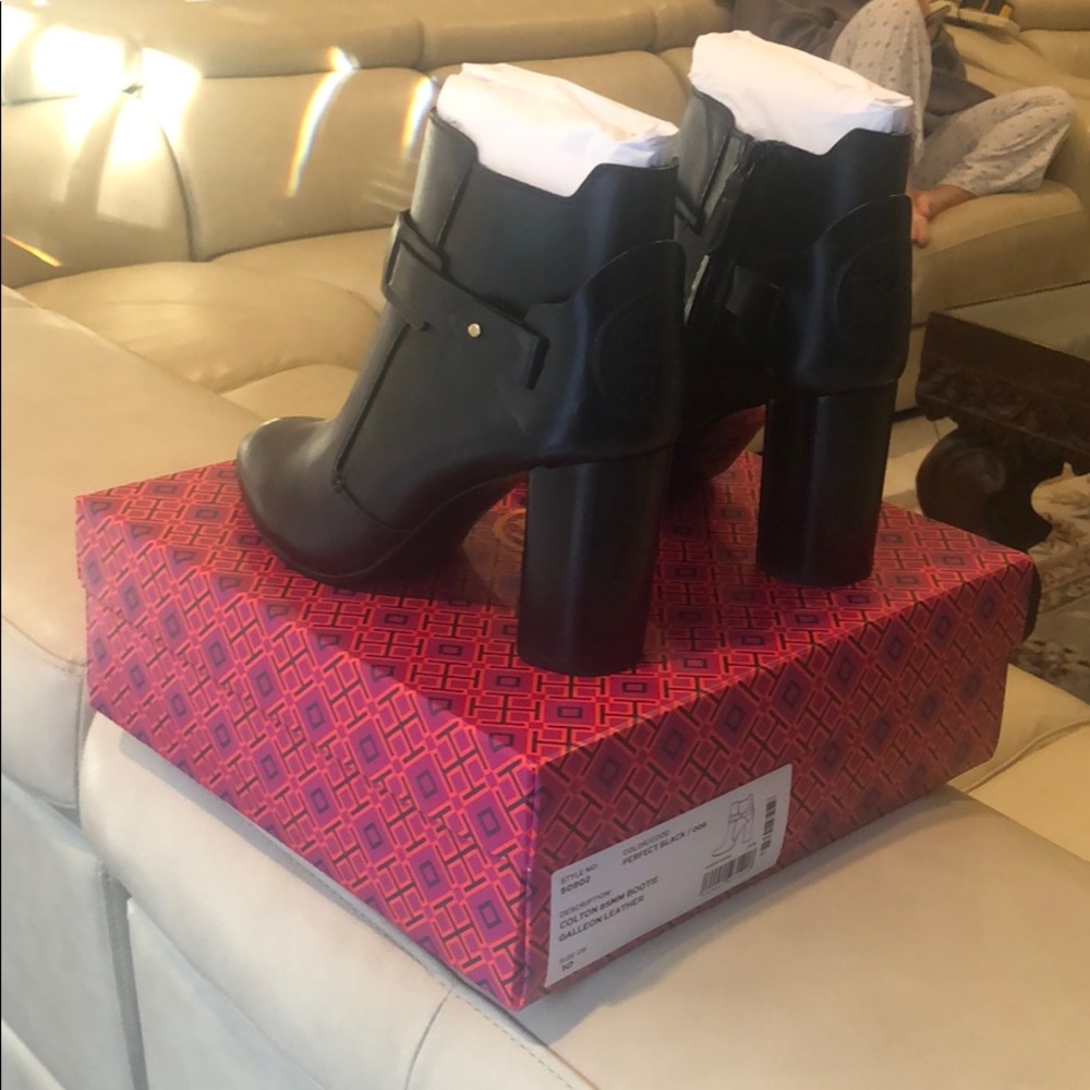 Tory Burch Black Booties!